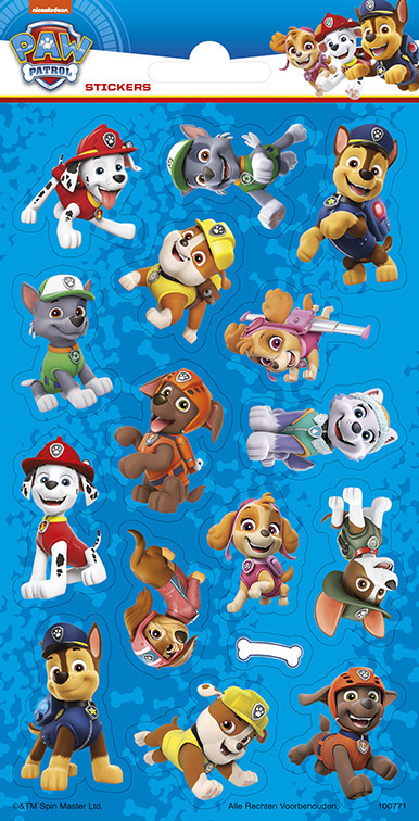 Fotografie Samolepky-typ C Tlapková patrola C100771