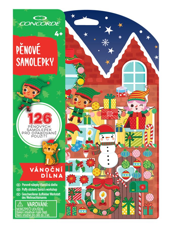 Fotografie Pěnové samolepky CONCORDE Vánoční dílna A485