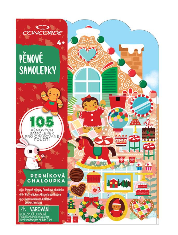 Fotografie Pěnové samolepky CONCORDE Perníková chaloupka A486