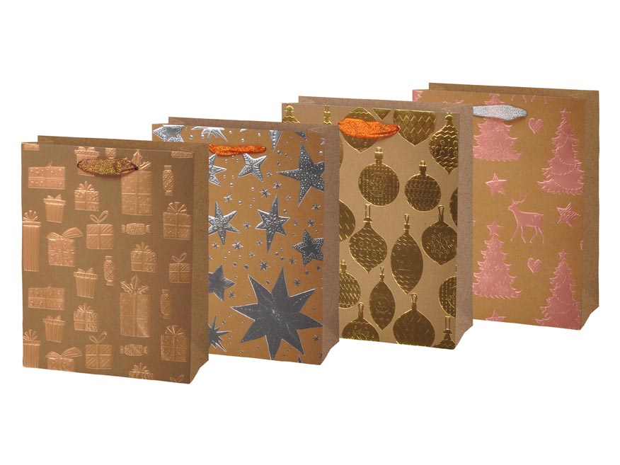 Fotografie Taška MFP vánoční M LUX KRAFT mix V8 180x230x100 5252785
