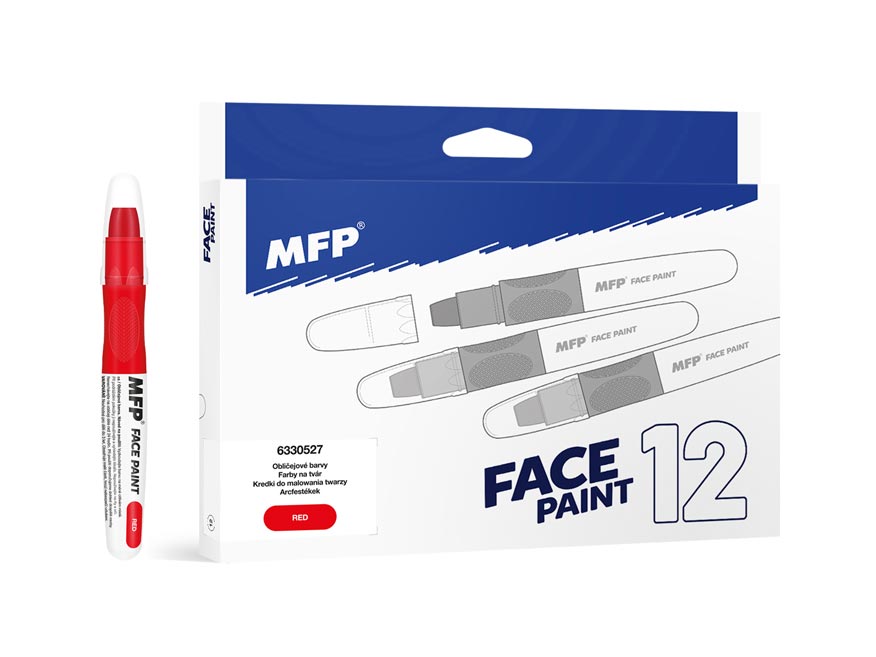 Fotografie barvy na obličej červená 6330527