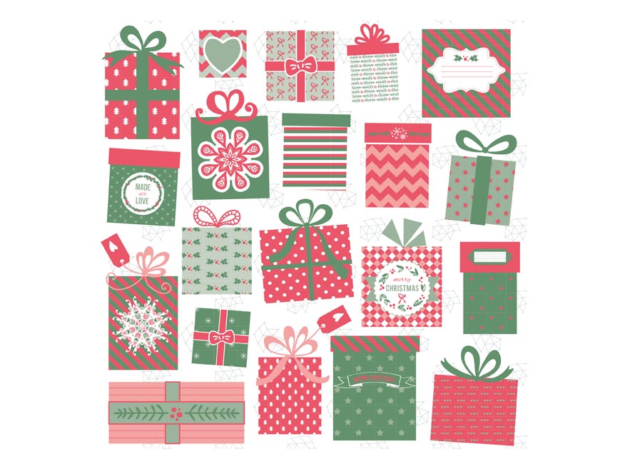 Ubrousek P 33x33 vánoční MES100377 2011026