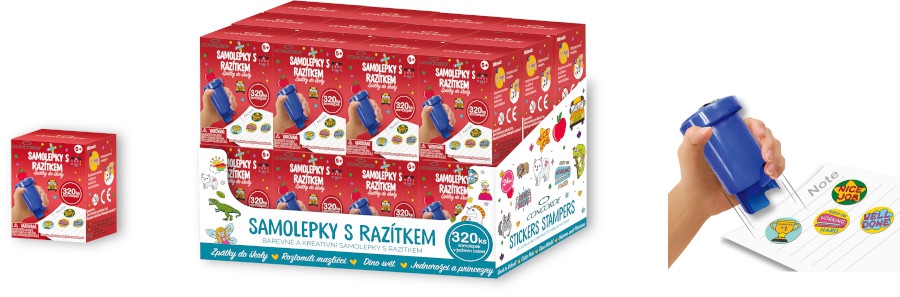 Samolepky s razítkem CONCORDE Zpátky do školy A383