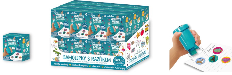 Samolepky s razítkem CONCORDE Roztomilí mazlíčci A384