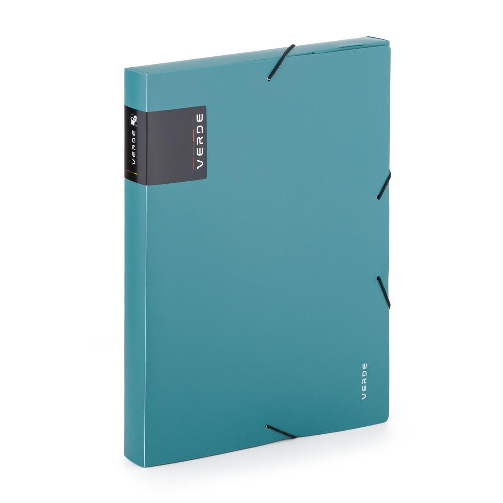 Krabice PP s gumou A4 VERDE milano 2-861