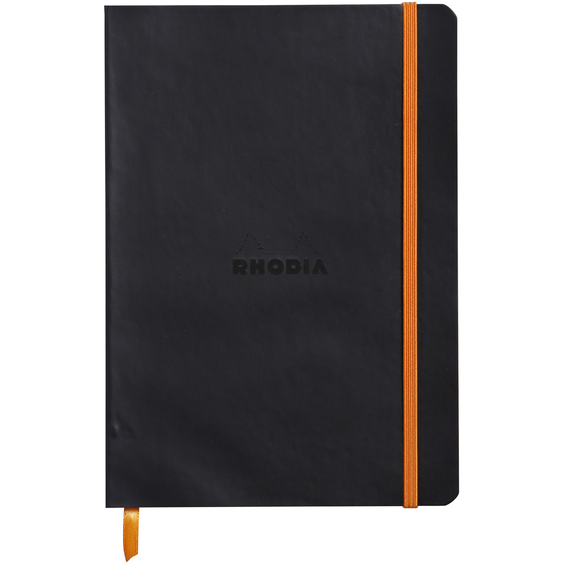 Fotografie Rhodia Rama, A5 softcover notebook, 80 listů, linky, černý