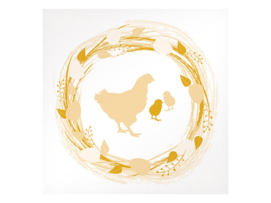 Ubrousek P 33x33 velikonoce MES200754 2011120