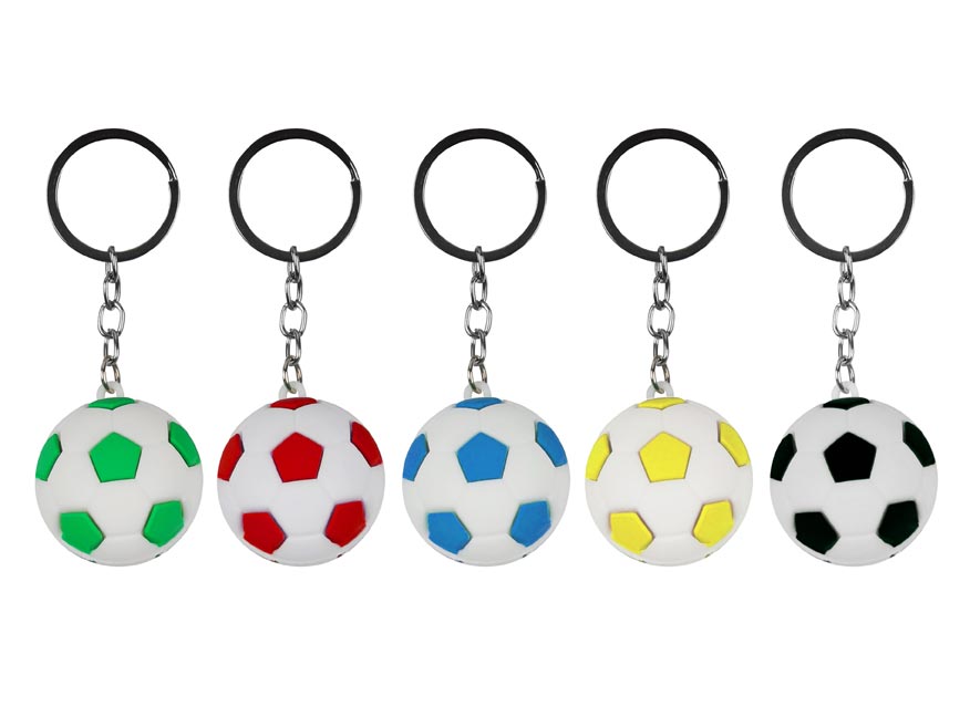 Klíčenka fotbalový míč mix barev 35mm 1042446