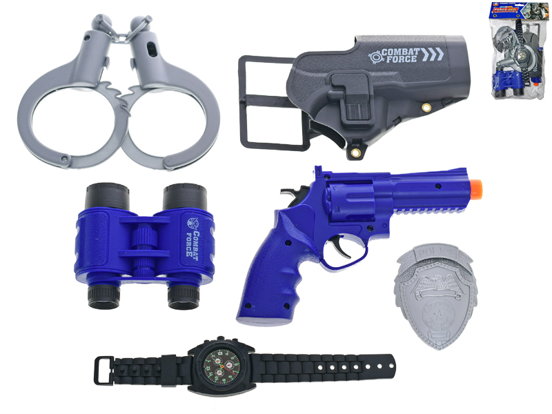 Fotografie Policejní set s pistolí a doplňky 5ks v sáčku 75307