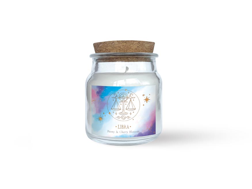 Svíčka Znamení zvěrokruhu - Váhy 83g/13h 8800139