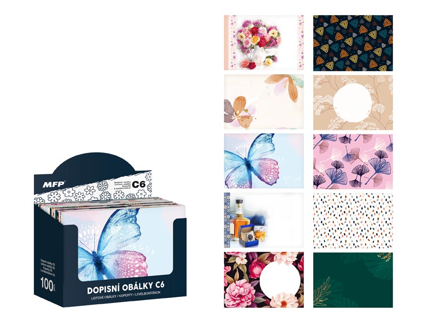 Fotografie dopisní obálka C6 barevná (mix) 5550233