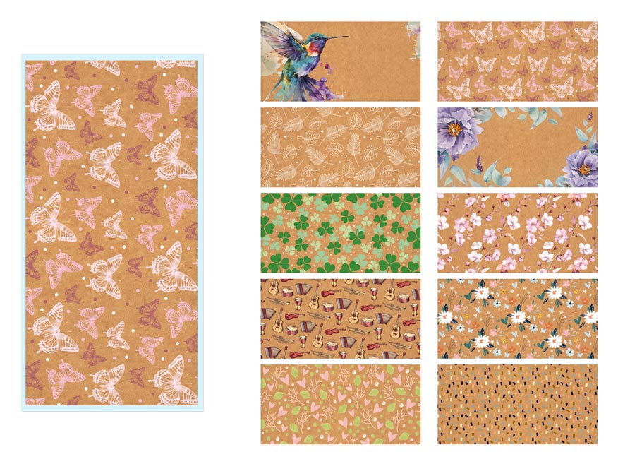 Fotografie dopisní obálka DL natur (mix) 5550290