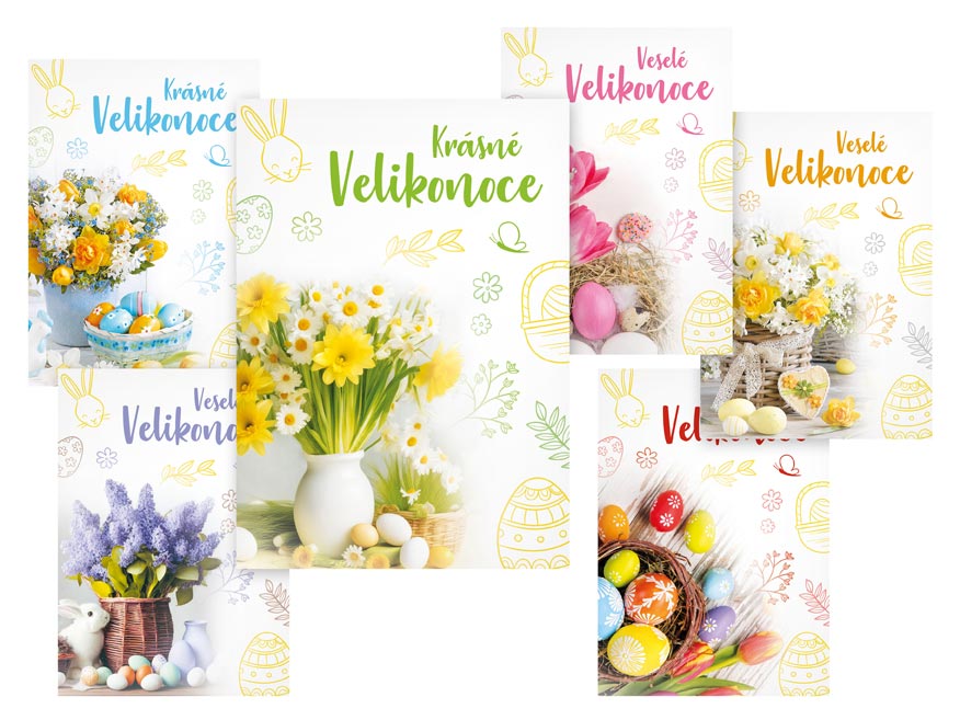 Pohlednice velikonoce 125 B UV 1300171