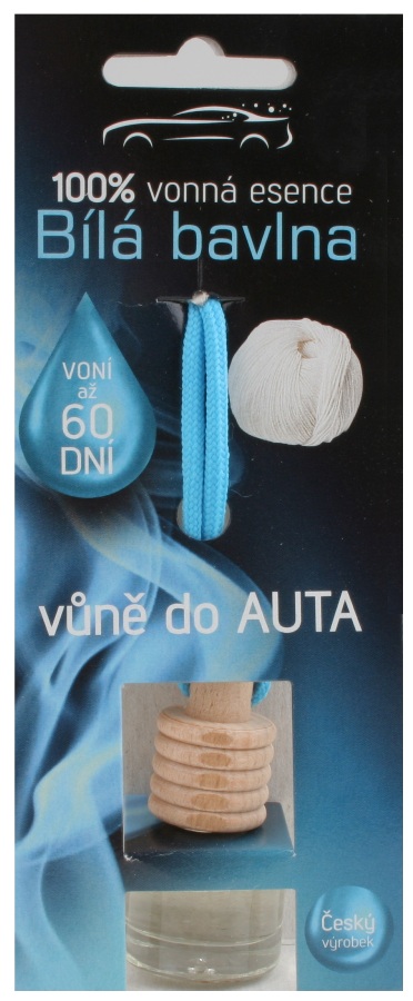 Vůně do AUTA 5 ml - BÍLÁ BAVLNA 14437
