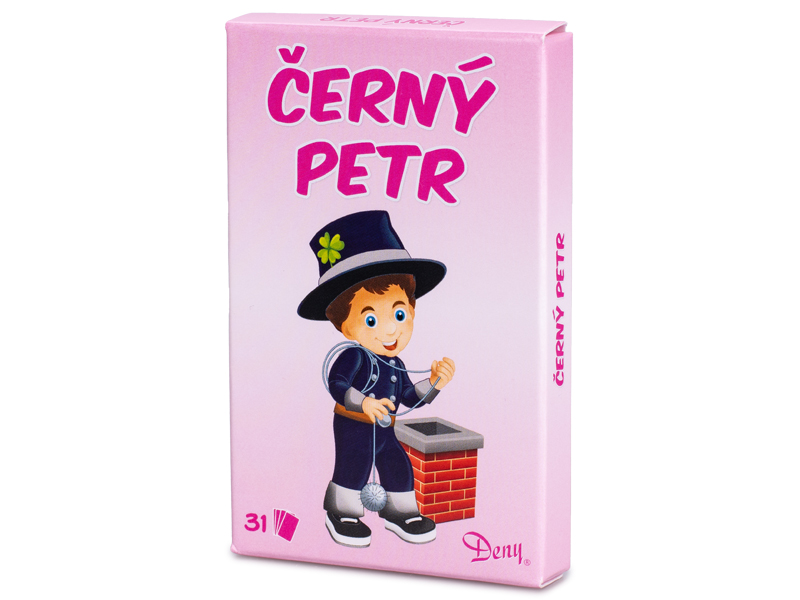 Karty Černý Petr pro dívky 31ks v krabičce 36238