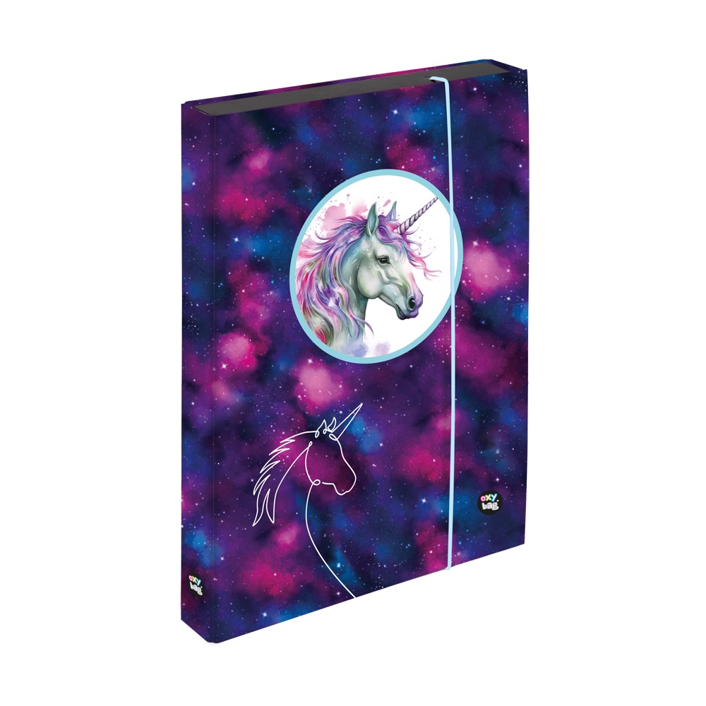 Box na sešity A4 Jumbo OXY GO Unicorn 8-76825