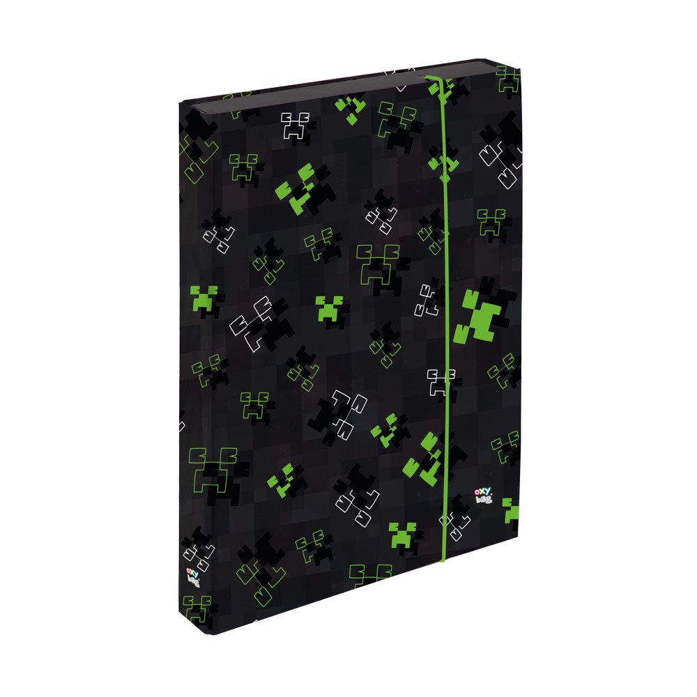 Box na sešity A4 Jumbo OXY NEXT Green Cube 1-46125