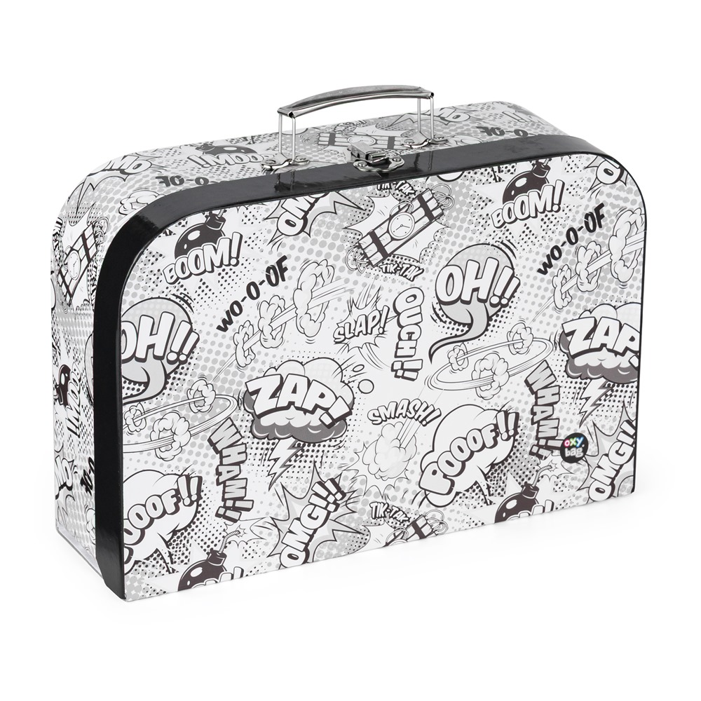 Kufřík lamino 34 cm Komiks White 6-07725