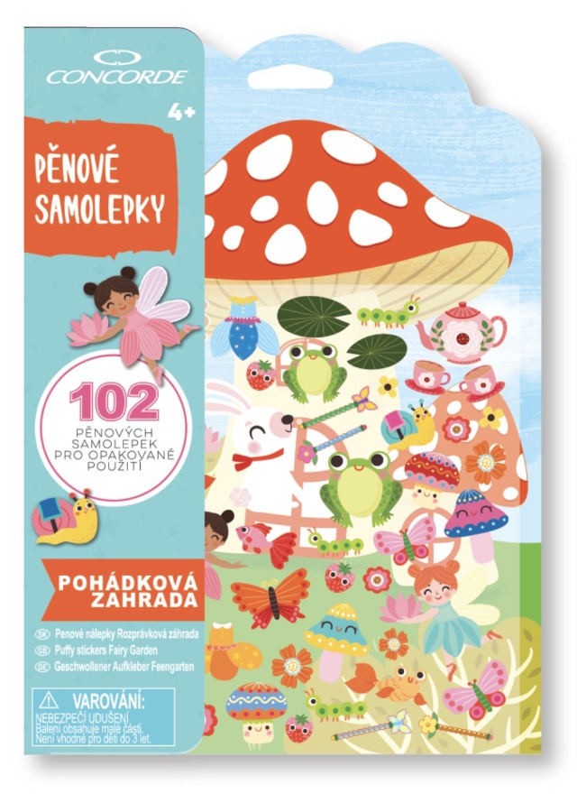 Pěnové samolepky CONCORDE Pohádková zahrada A484