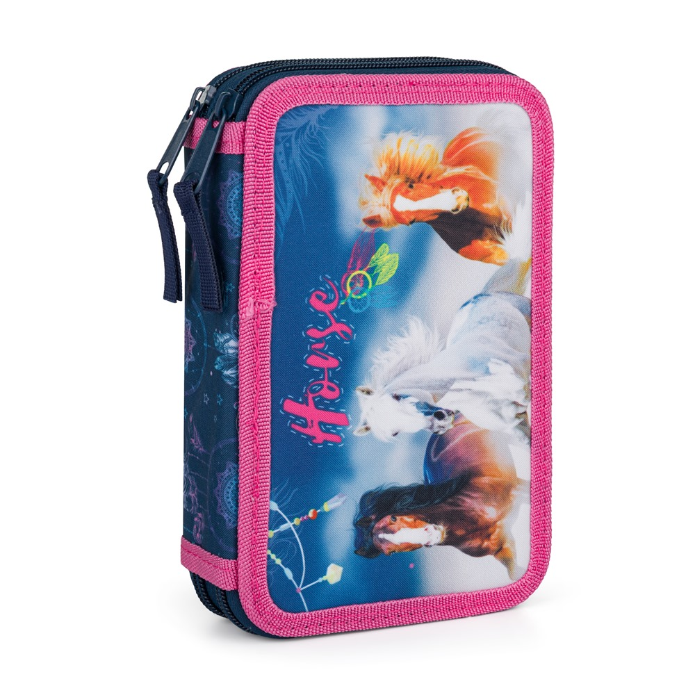 Fotografie Oxybag Penál 2 p. prázdný kůň