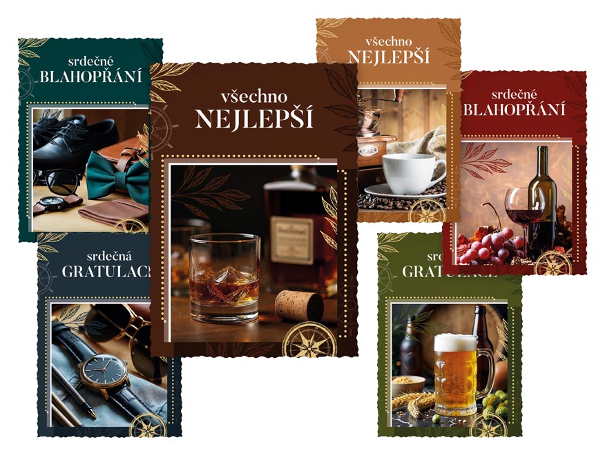 Pohlednice sr R063 E glitr+výsek+UV 1230344