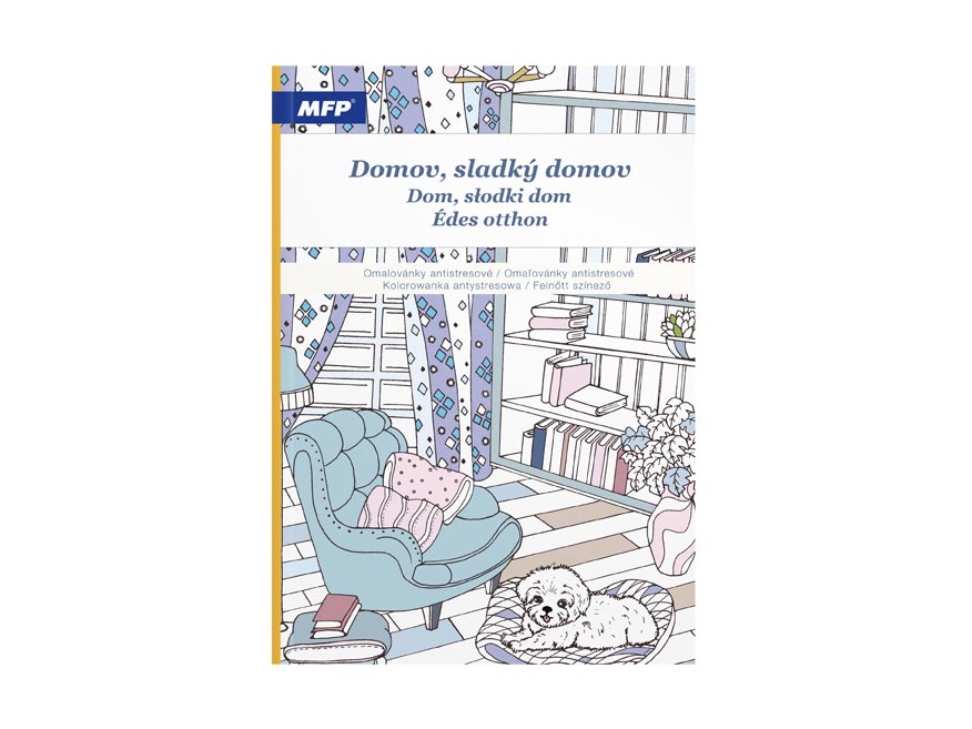 Omalovánky antistresové Domov sladký domov 210x290mm/32s 5301249