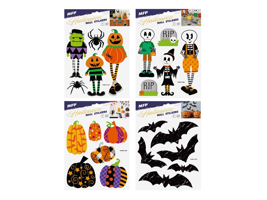 Dekorace na zeď halloween HA02 26x19cm 2archy 1042338