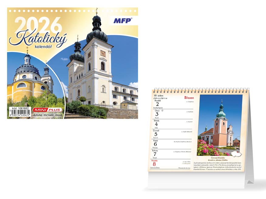 Fotografie Kalendář 2026 stolní mini Katolický 1061662