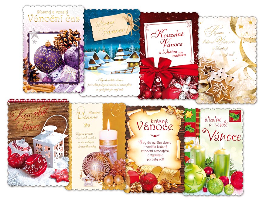 Fotografie pohlednice vánoční A5 001 výsek+UV+termoražba 1240747