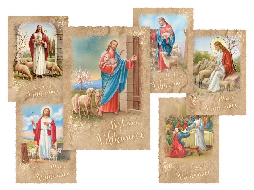Pohlednice velikonoce 120 C výsek 1300157