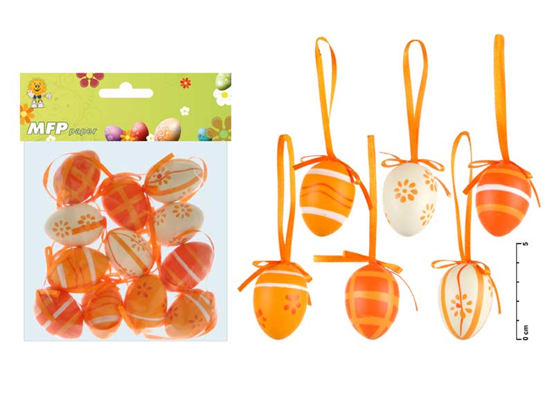 Fotografie Vajíčka plast 4cm/12ks S160022O