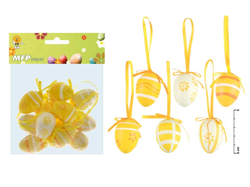 Fotografie Vajíčka plast 4cm/12ks S160022Y