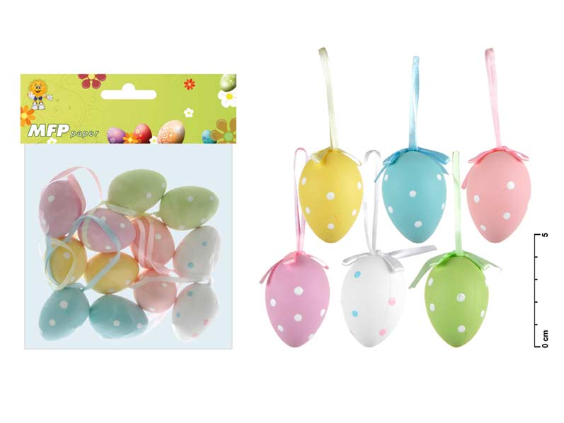 Fotografie Vajíčka plast 4cm/12ks S160100