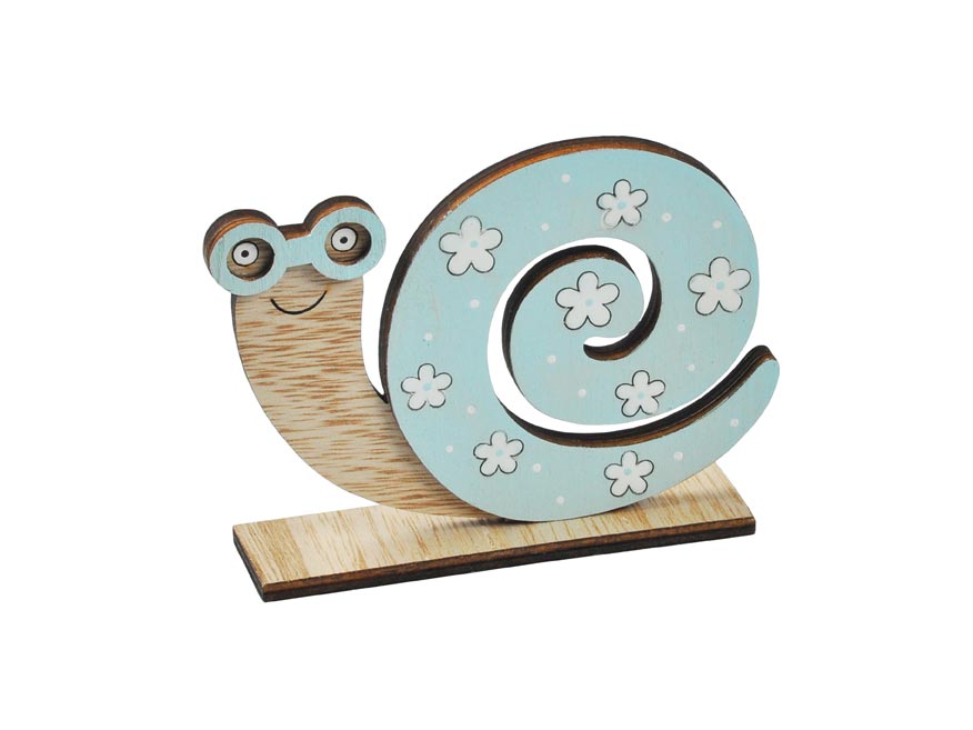 Šnek modrý ulita 12,5cm 2221603