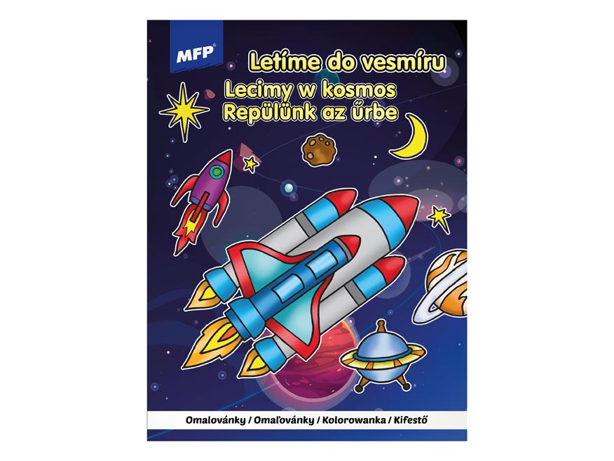 Omalovánky MFP A4 Letíme do vesmíru 210x276mm/32 5301131