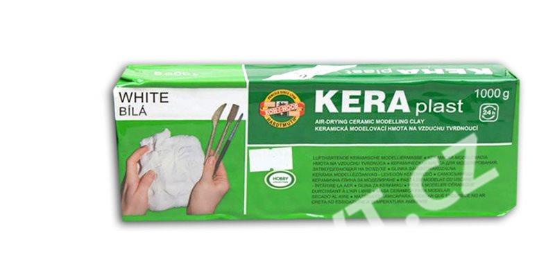 Modelovací hmota Keraplast vytvrditelná 1000 g - bílá