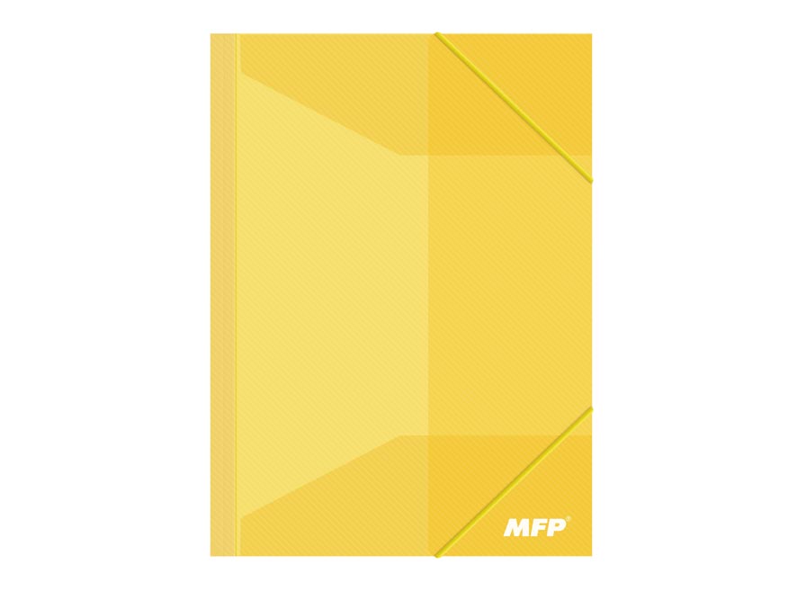 Fotografie složka M A4 žlutá 3 klop.s gumou PP 5370396