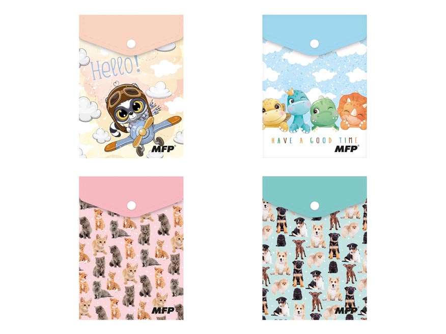 Fotografie složka M druk A6 PP potisk dětský mix č.1 5371012