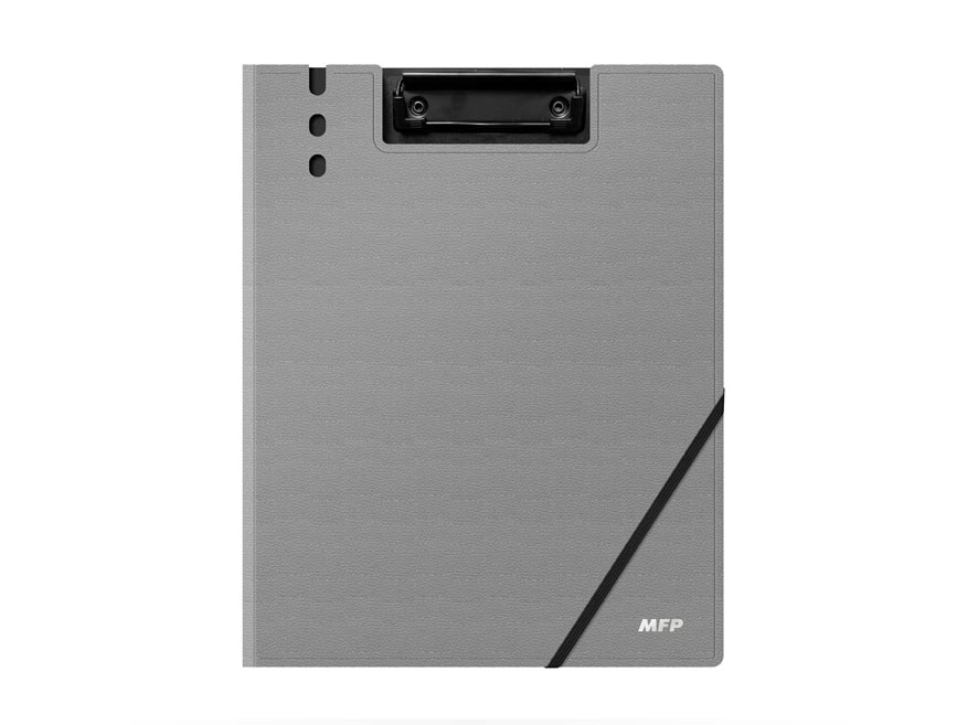 Podložka M na psaní s klopou a gumkou A4 šedá 5371179