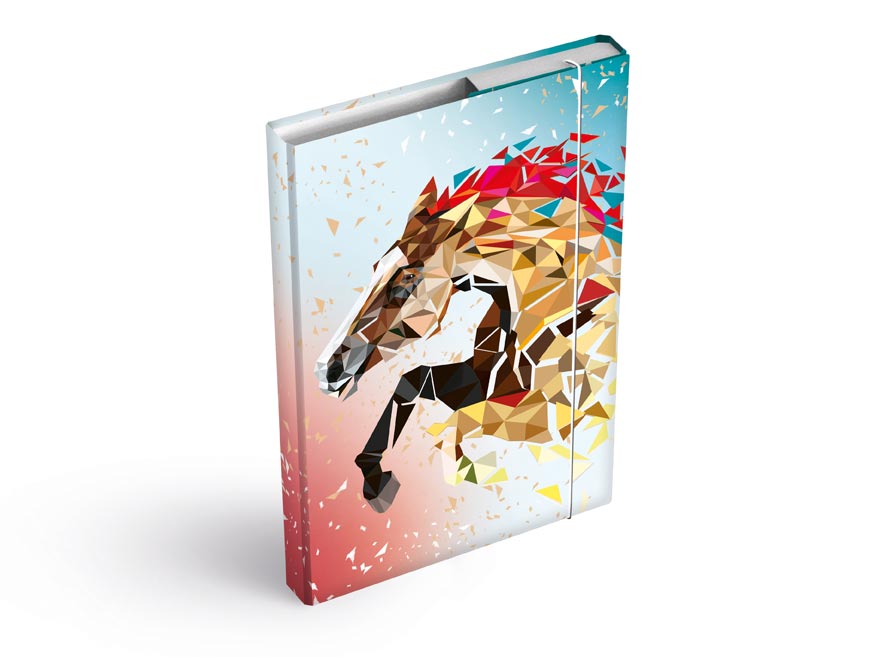 Desky na sešity MFP box A4 Kůň 8021113