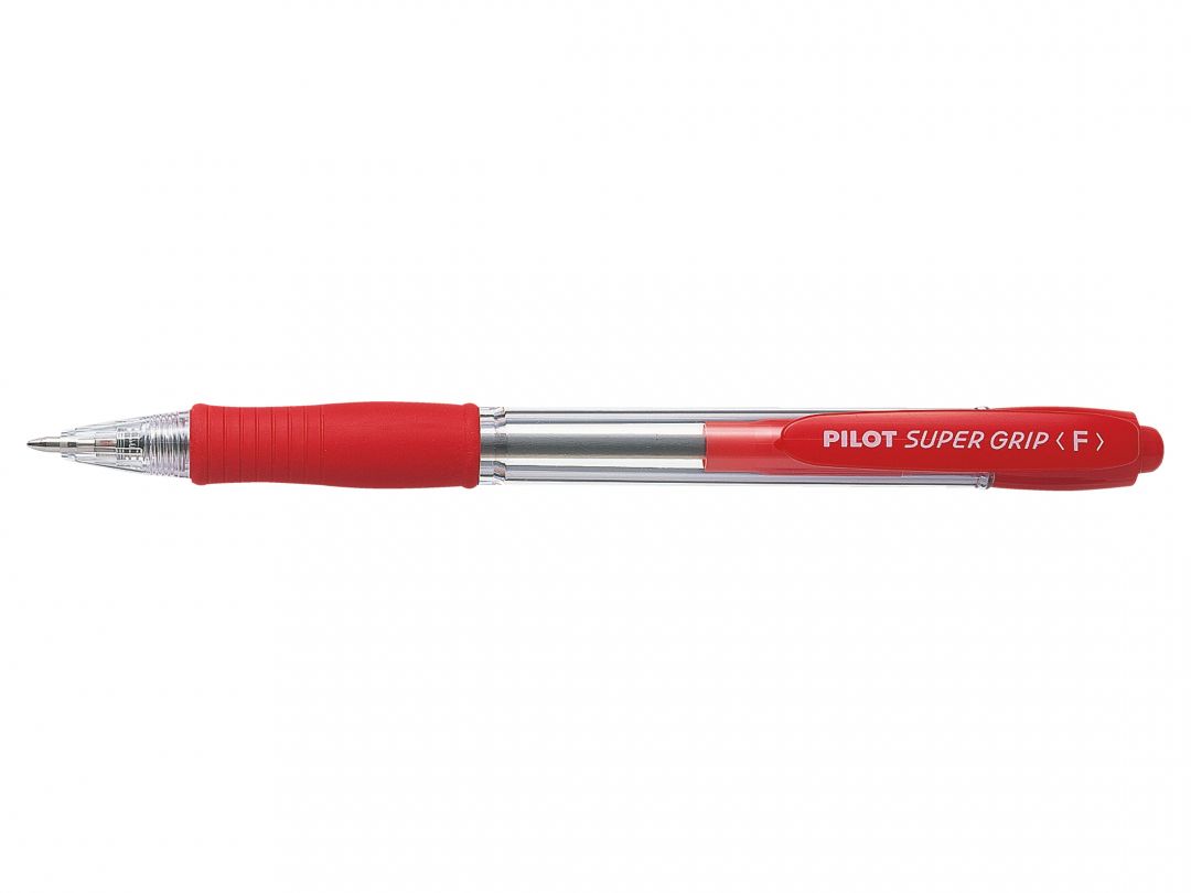 Kuličkové pero Super Grip - červené