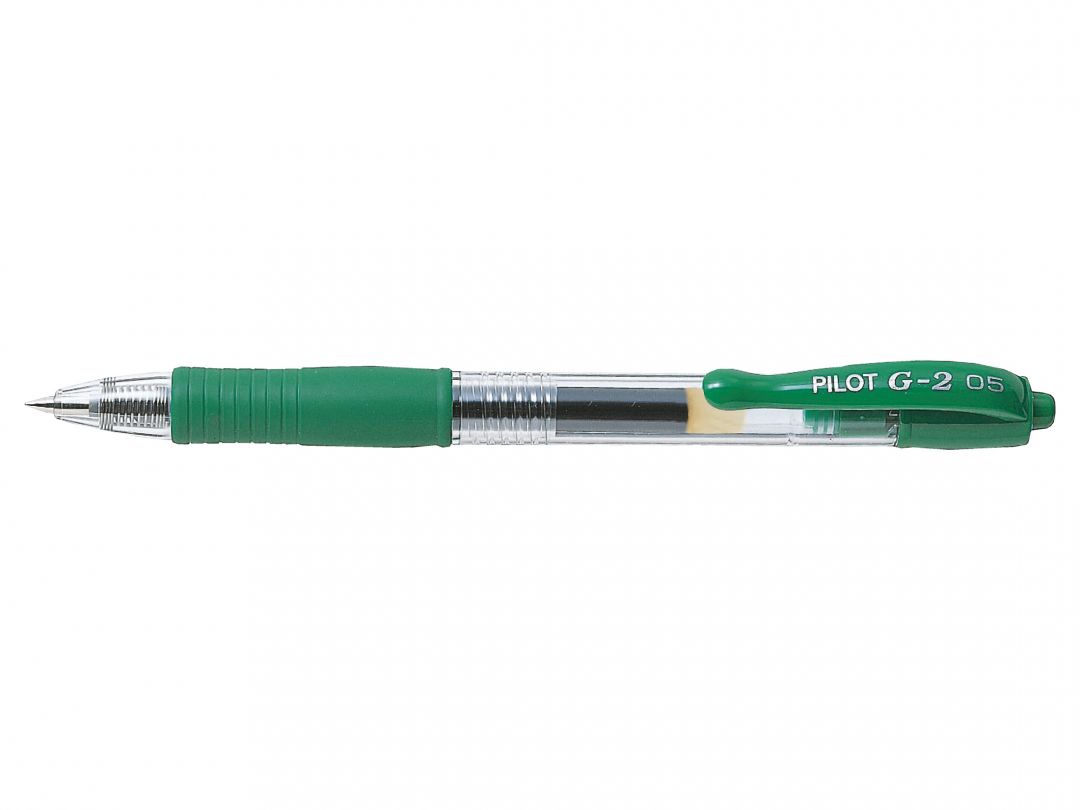 Fotografie Kuličkové pero PILOT gelové BL-G2-5-G zelené