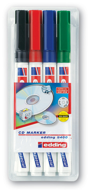 Fotografie Popisovač na CD EDDING 8400/4S