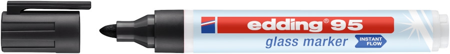 Fotografie Popisovač na sklo EDDING 95, černý