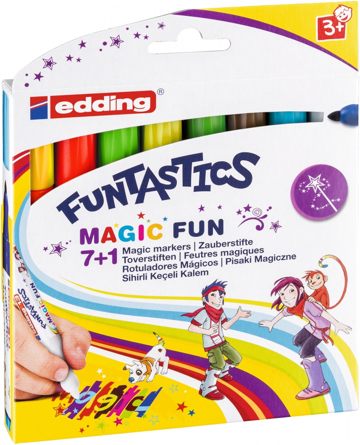 Fotografie Dětský fix EDDING 13/8 Magic Fun, sada pro menší děti