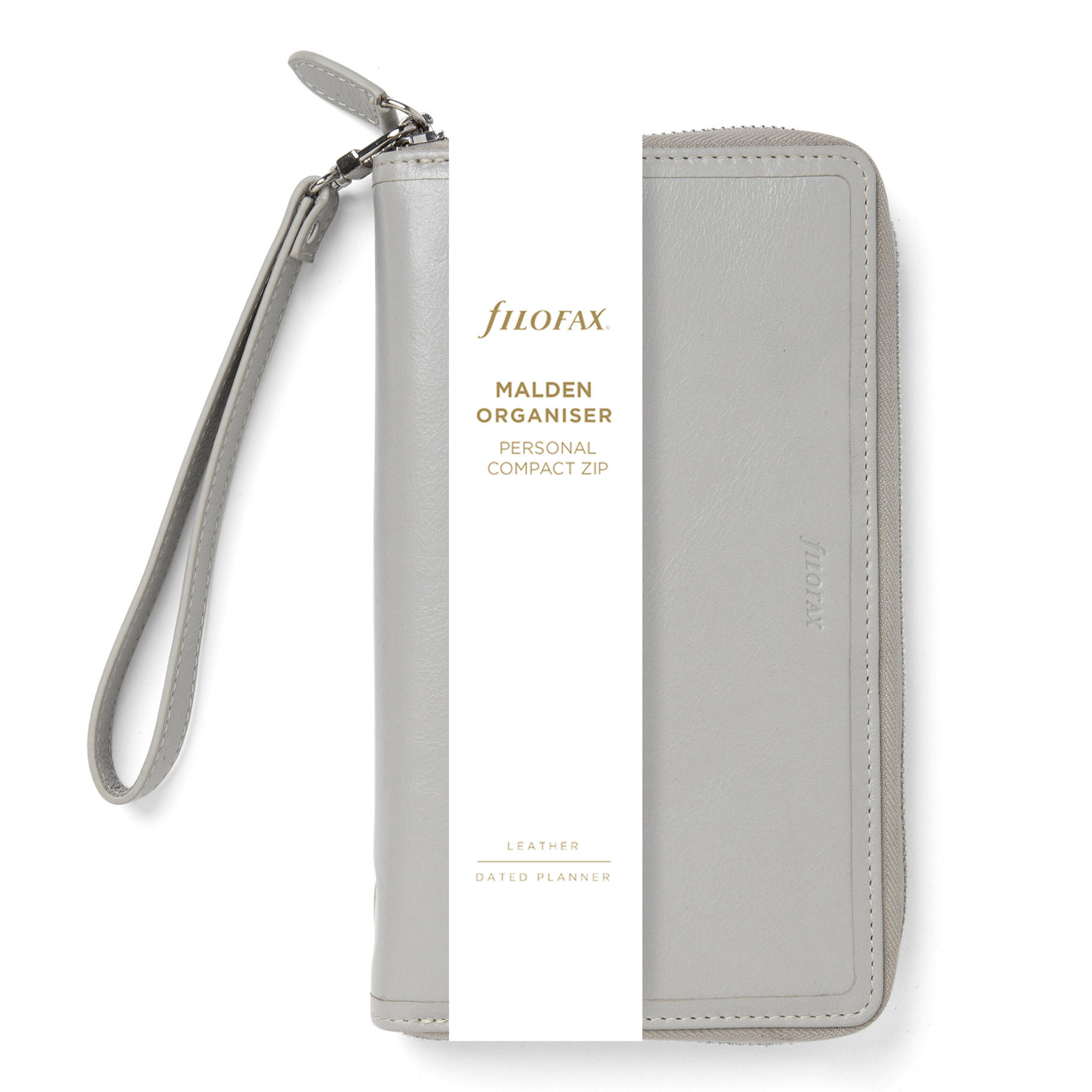 Filofax, Diář Malden Zip, Osobní Compact, šedá