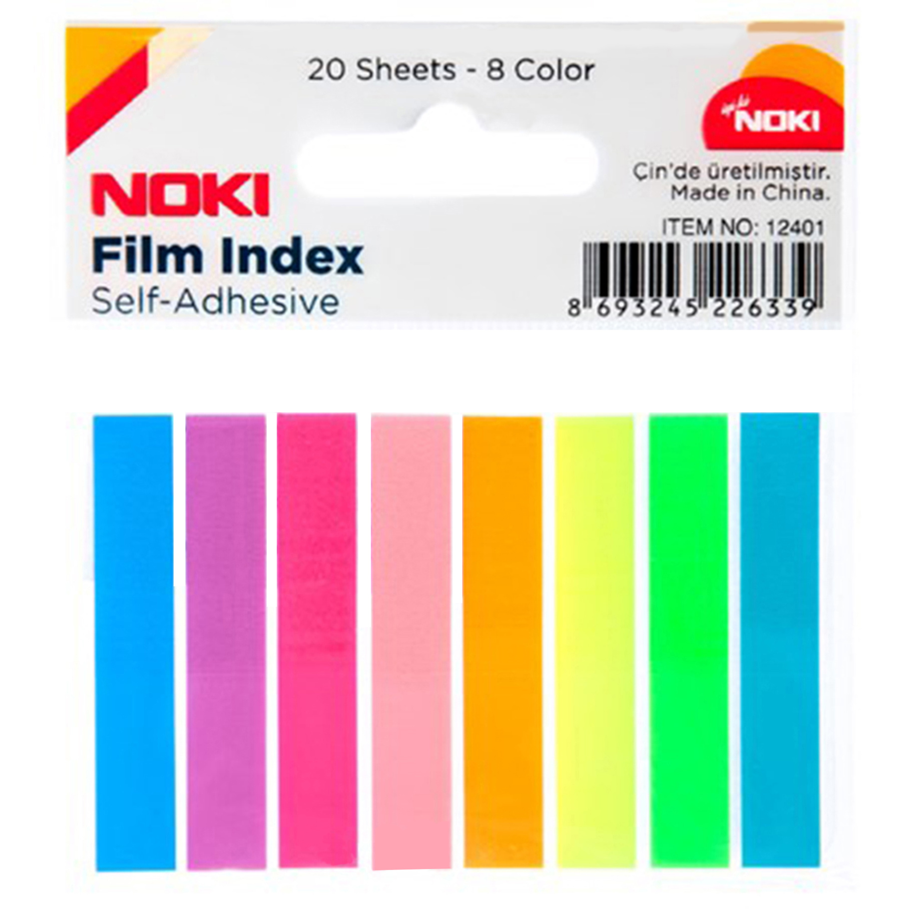 Samolepicí barevné záložky NOKI MEMO Film Index 8 barev