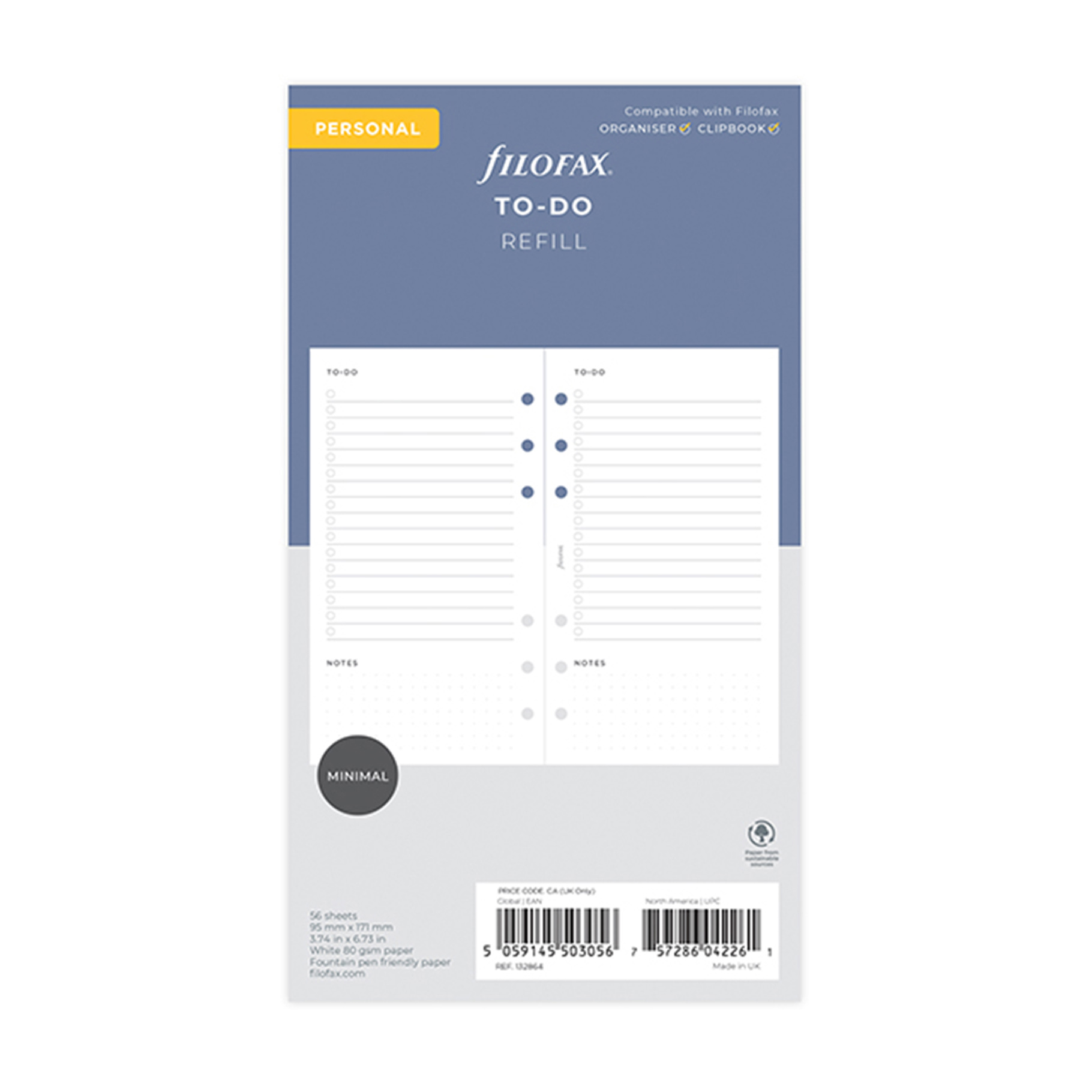 Fotografie Filofax, Sledování úkolů, Osobní