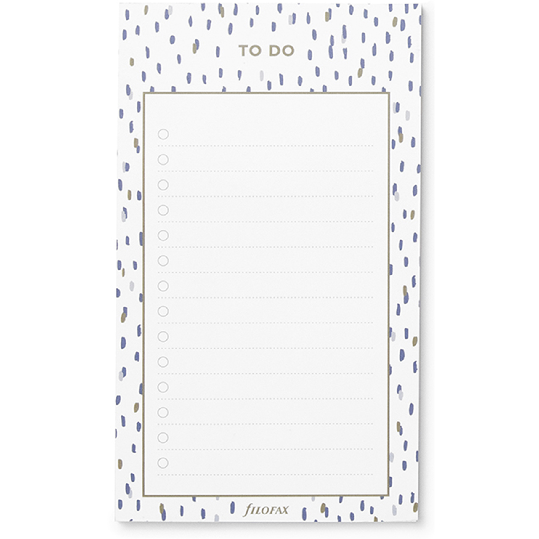Fotografie Filofax, Trhací blok To Do, Osobní, Indigo