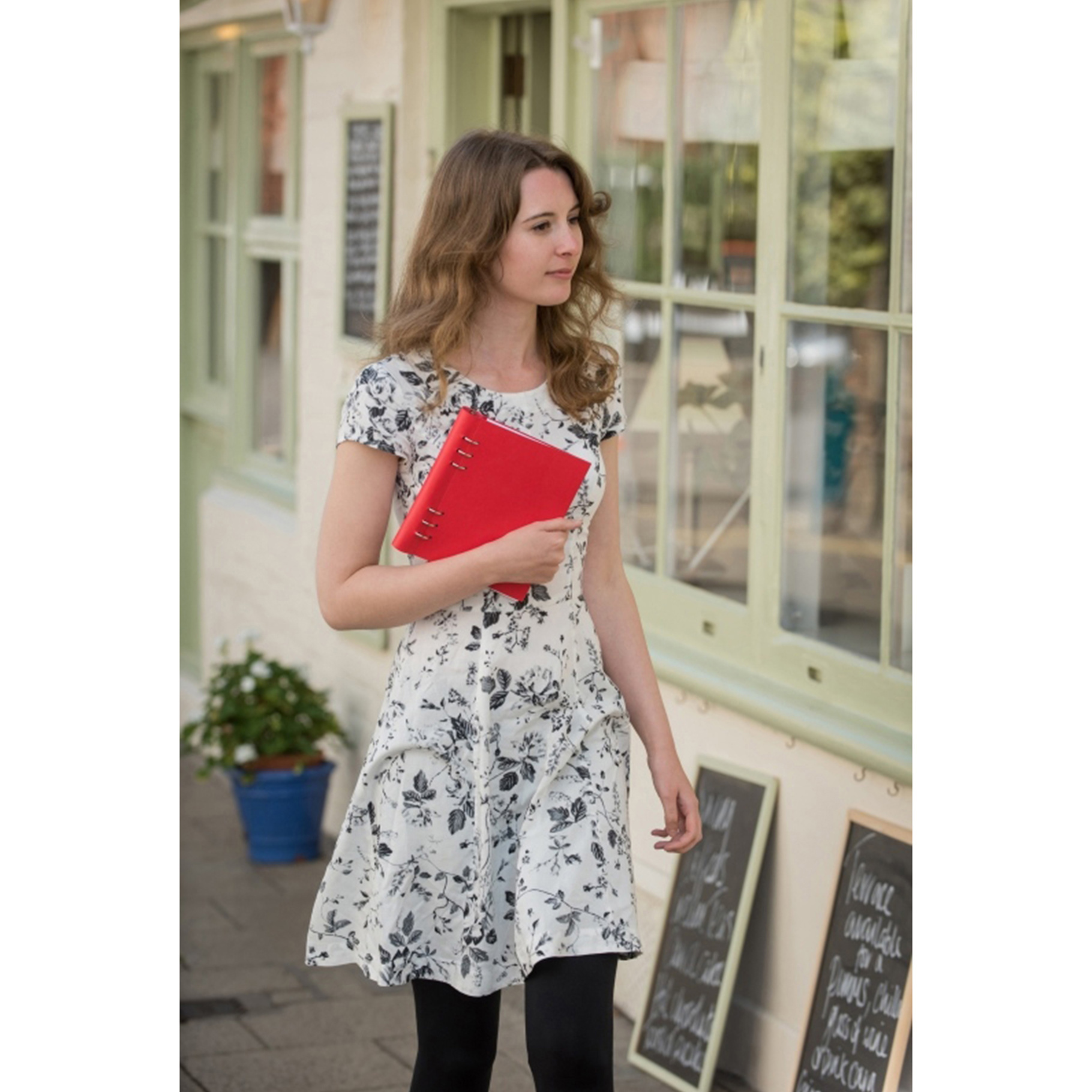 Fotografie Filofax, Zápisník Clipbook Classic, A5, červená